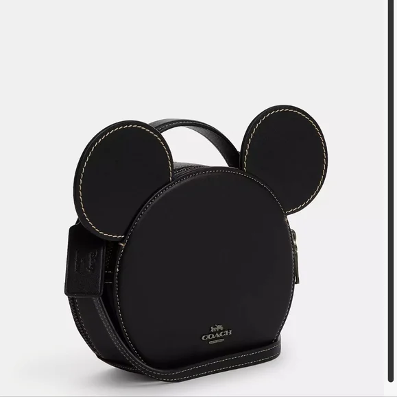 NWT Disney X Coach Mickey Mouse Ear Bag - Picture 2 of 5